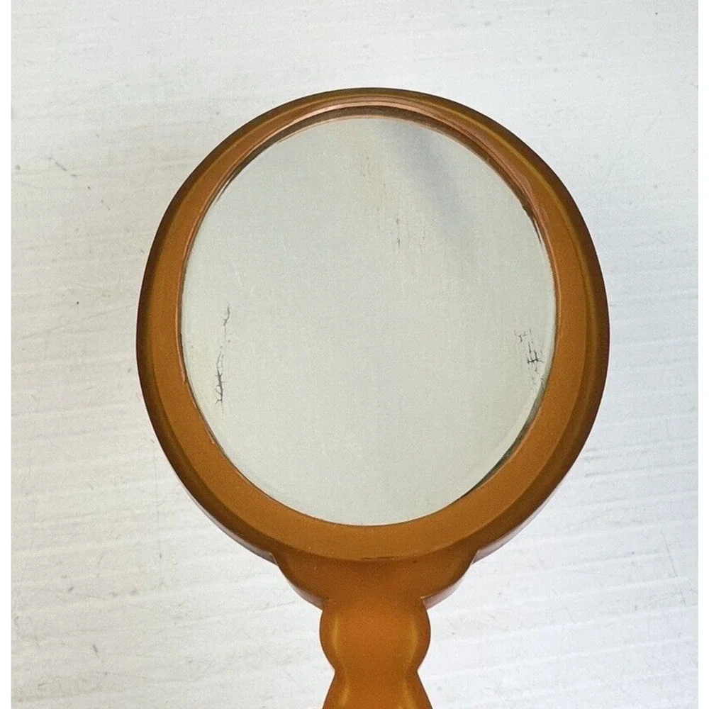 Vintage Vanity Set Brush Mirror Nail File Shoe Horn & Hook Bakelite Glamour